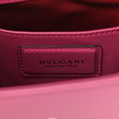 Bulgari Calfskin Small Serpenti Forever Snake Strap Crossbody Bag Pink 6 of 10