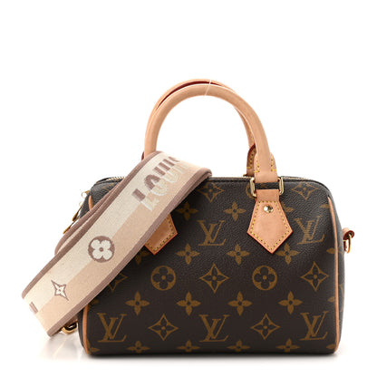 Louis Vuitton Monogram Speedy Bandouliere 20 Beige 1 of 16