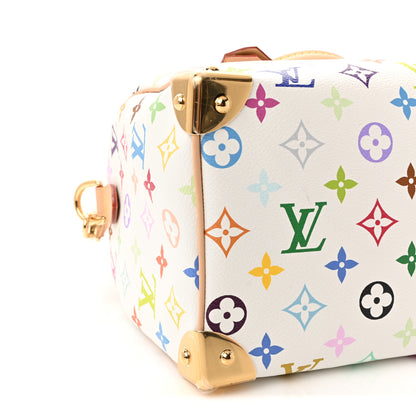 Louis Vuitton LV X TM Monogram Multicolor Speedy Bandouliere 25 White 8 of 9