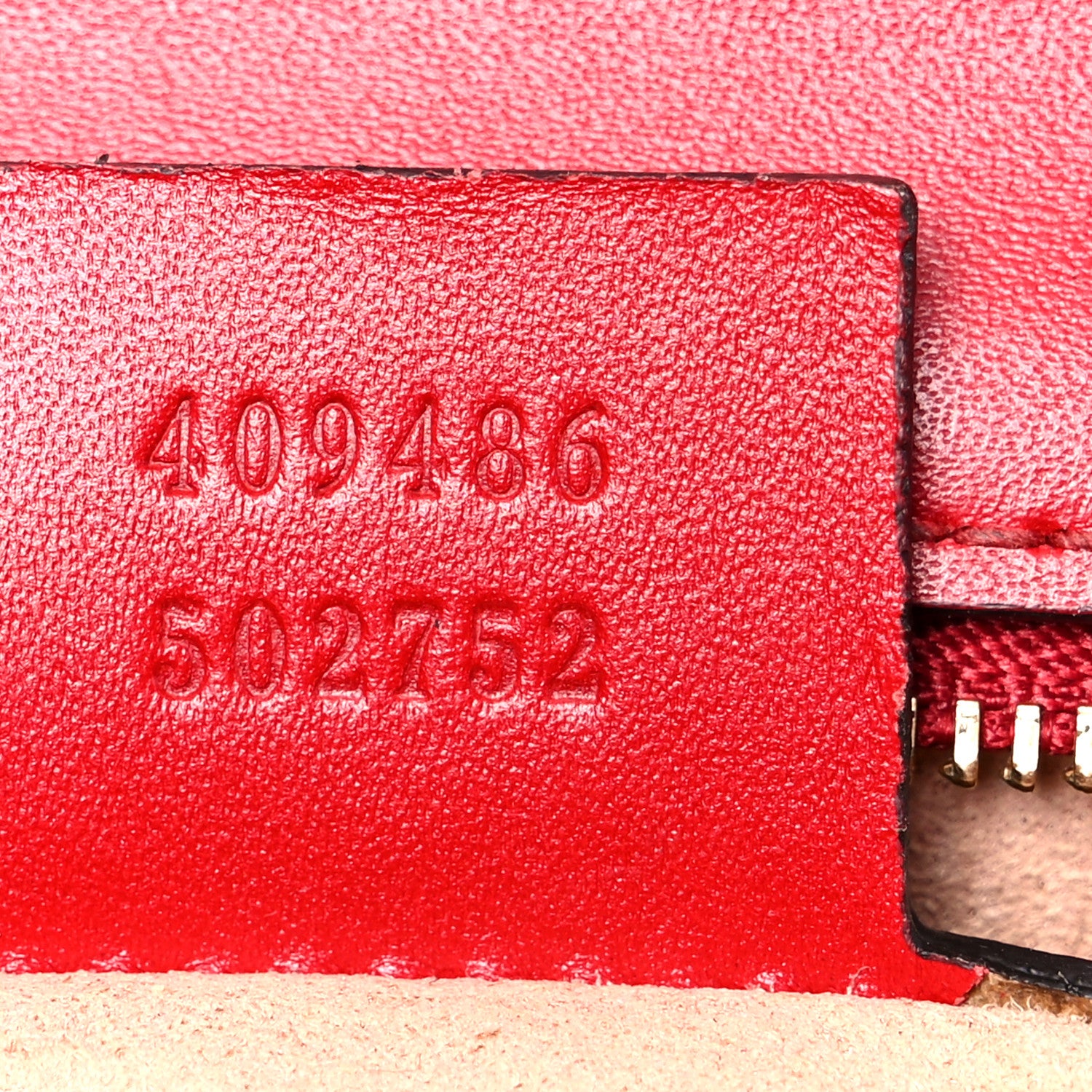 Gucci Guccissima Medium Padlock Shoulder Bag Hibiscus Red 7 of 23