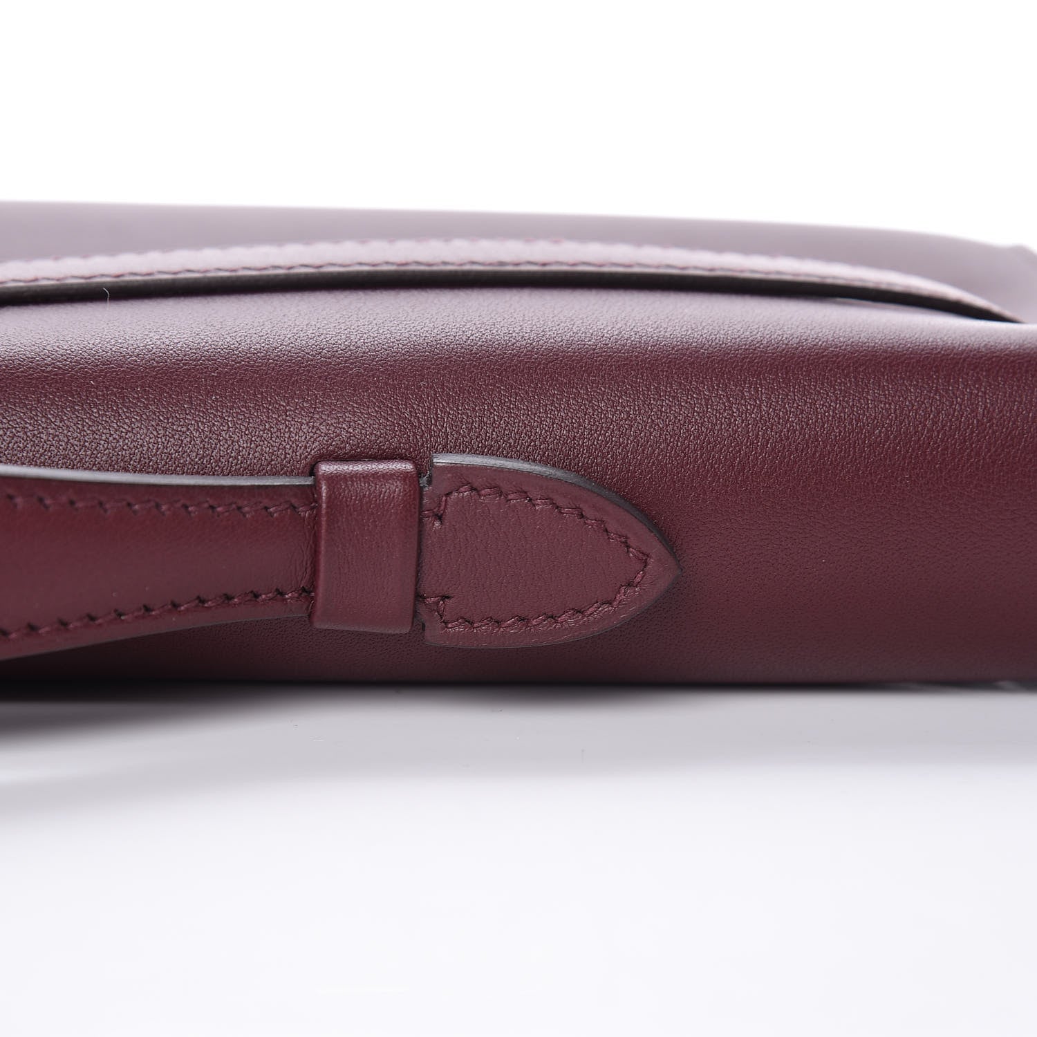 Hermes Swift Kelly Cut Clutch Pochette Bordeaux 9 of 27