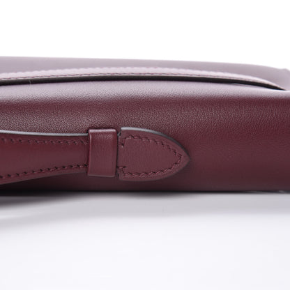 Hermes Swift Kelly Cut Clutch Pochette Bordeaux 9 of 27