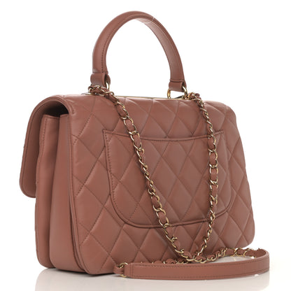Chanel Lambskin Quilted Medium Trendy CC Flap Dual Handle Bag Nude 2 of 10