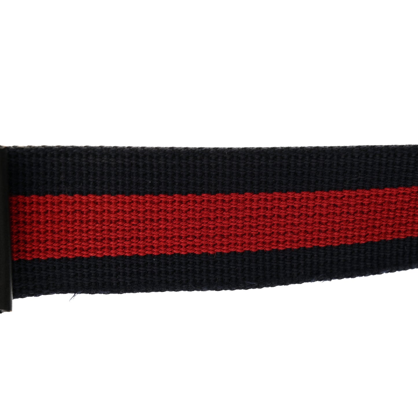 GG Supreme Monogram Web Slim Belt Bag Black Grey