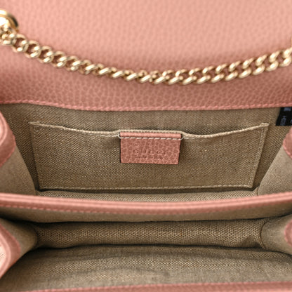 Gucci Dollar Calfskin Small Interlocking G Shoulder Bag Soft Pink 4 of 9