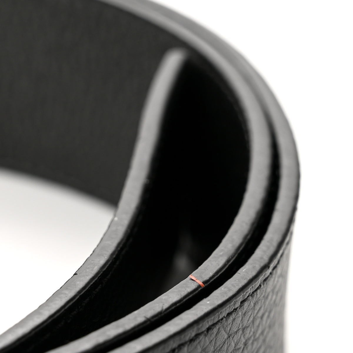 Louis Vuitton Taurillon Calfskin 40mm LV Initiales Reversible Belt   100 40 Black Dark Silver 8 of 8