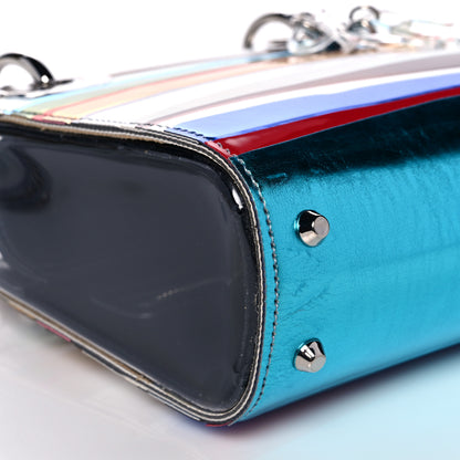 Christian Dior X WANG GUANGLE Technical Fabric Acrylic PVC Mini Lady Dior Multicolor 8 of 10