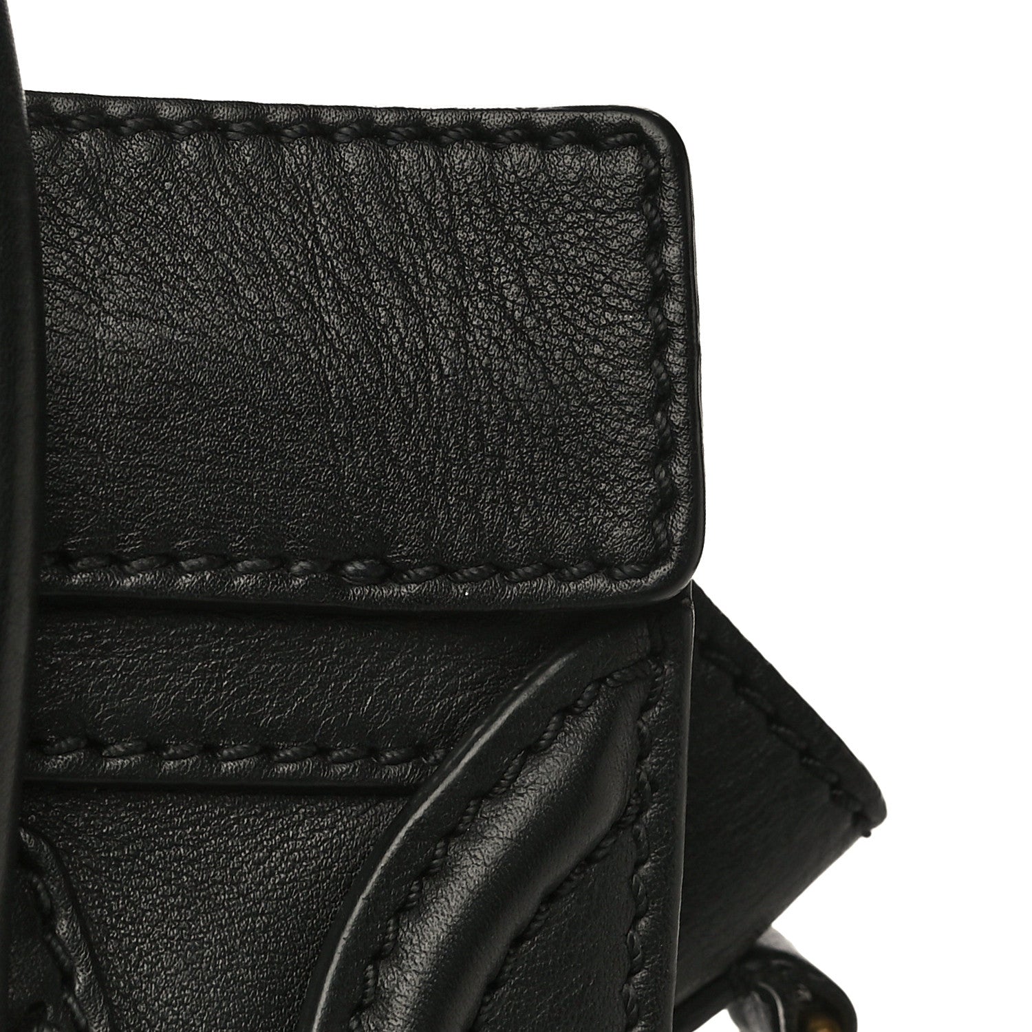 Celine Smooth Calfskin Nano Luggage Black 13 of 17