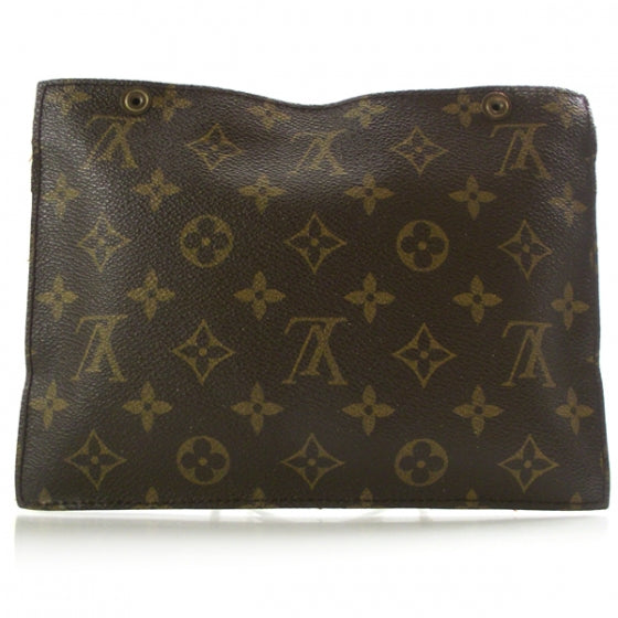 Monogram Detachable Accessory Pouch Clutch