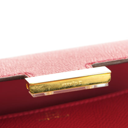 Hermes Epsom Constance 18 Rouge Casaque 9 of 9