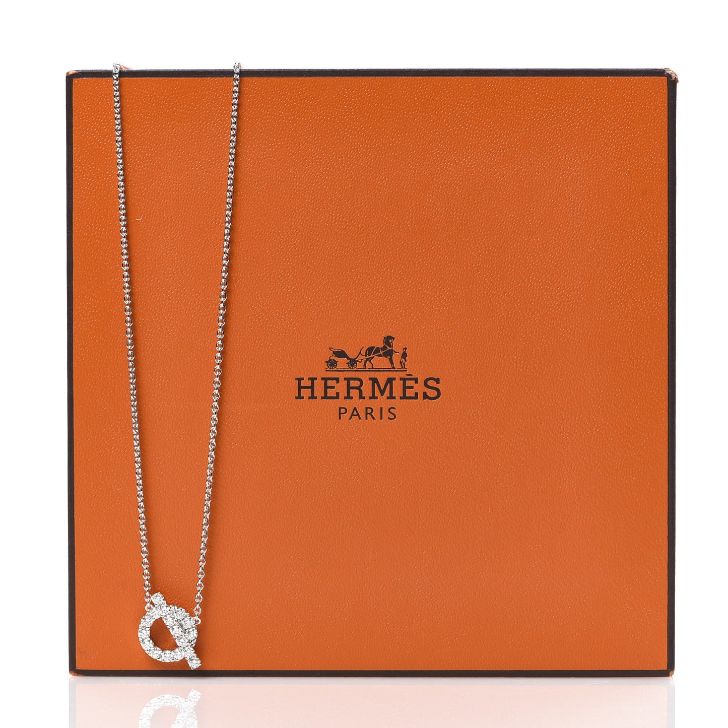 18K White Gold Diamond Finesse Pendant Necklace