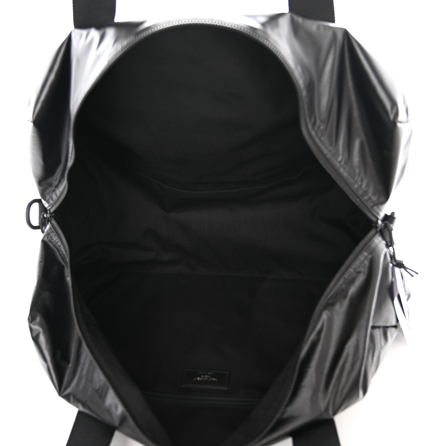 Saint Laurent Nylon Nuxx Ripstop Duffle Black White 4 of 11