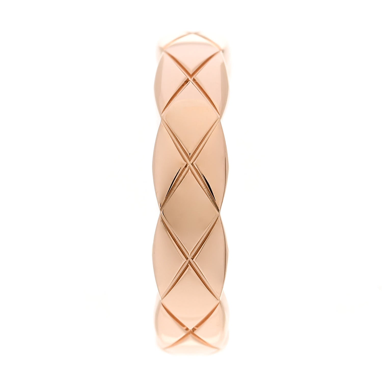 Chanel 18K Beige Gold Coco Crush Single Ear Cuff Earring 1 of 5
