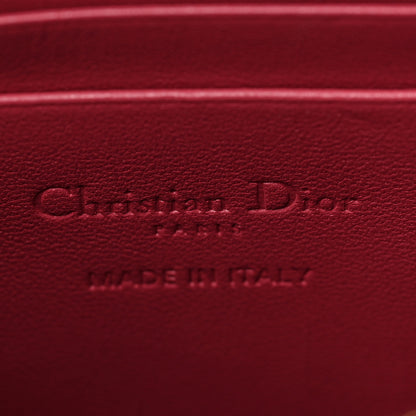 Christian Dior Lambskin Cannage Lady Dior Phone Holder Red 5 of 8