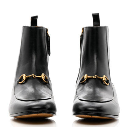 Gucci Malaga Kid Womens Jordaan Ankle Boots 37.5 Black 2 of 18