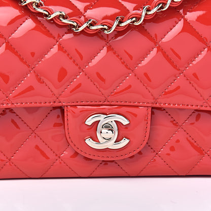Chanel Patent Calfskin Quilted Mini Rectangular Flap Red 10 of 11