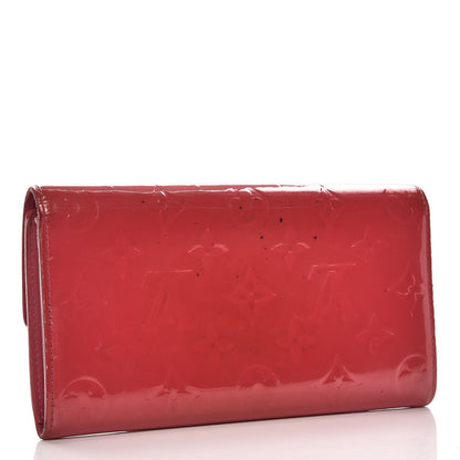 Louis Vuitton Vernis Sarah Wallet Framboise 3 of 15