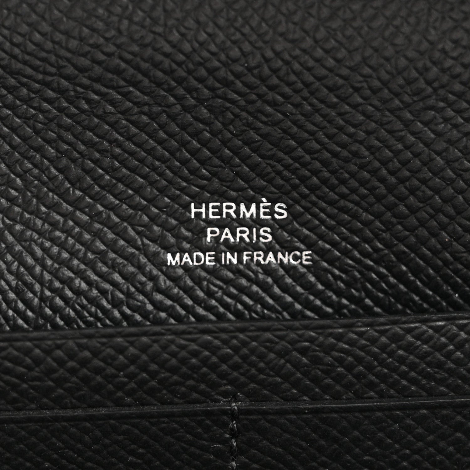 Hermes Epsom Maillon Wallet To Go Black 5 of 9