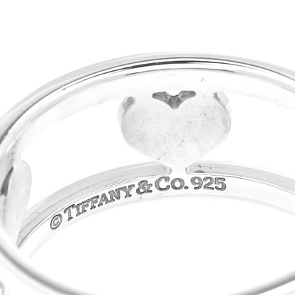 Tiffany Sterling Silver Heart Stencil Band Ring 56 7.75 4 of 4
