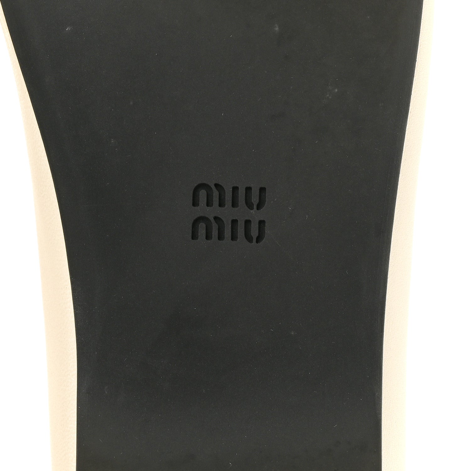 Miu Miu Nappa Womens Elan Bow Ballerina Flats 36 Avorio 8 of 9