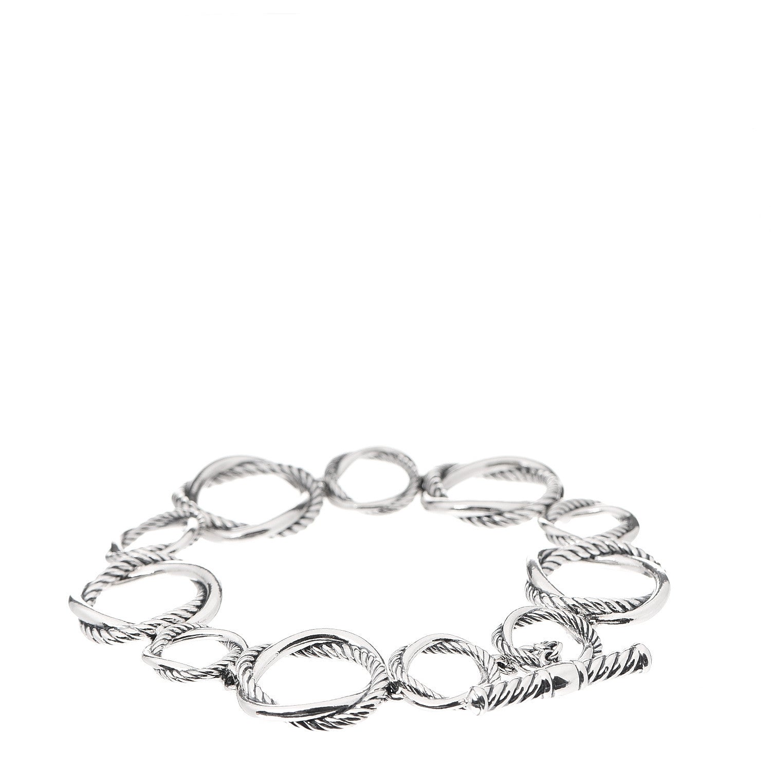 David Yurman Sterling Silver Infinity Link Bracelet 2 of 3