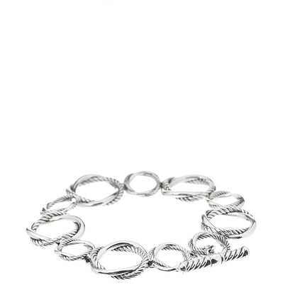 David Yurman Sterling Silver Infinity Link Bracelet 2 of 3