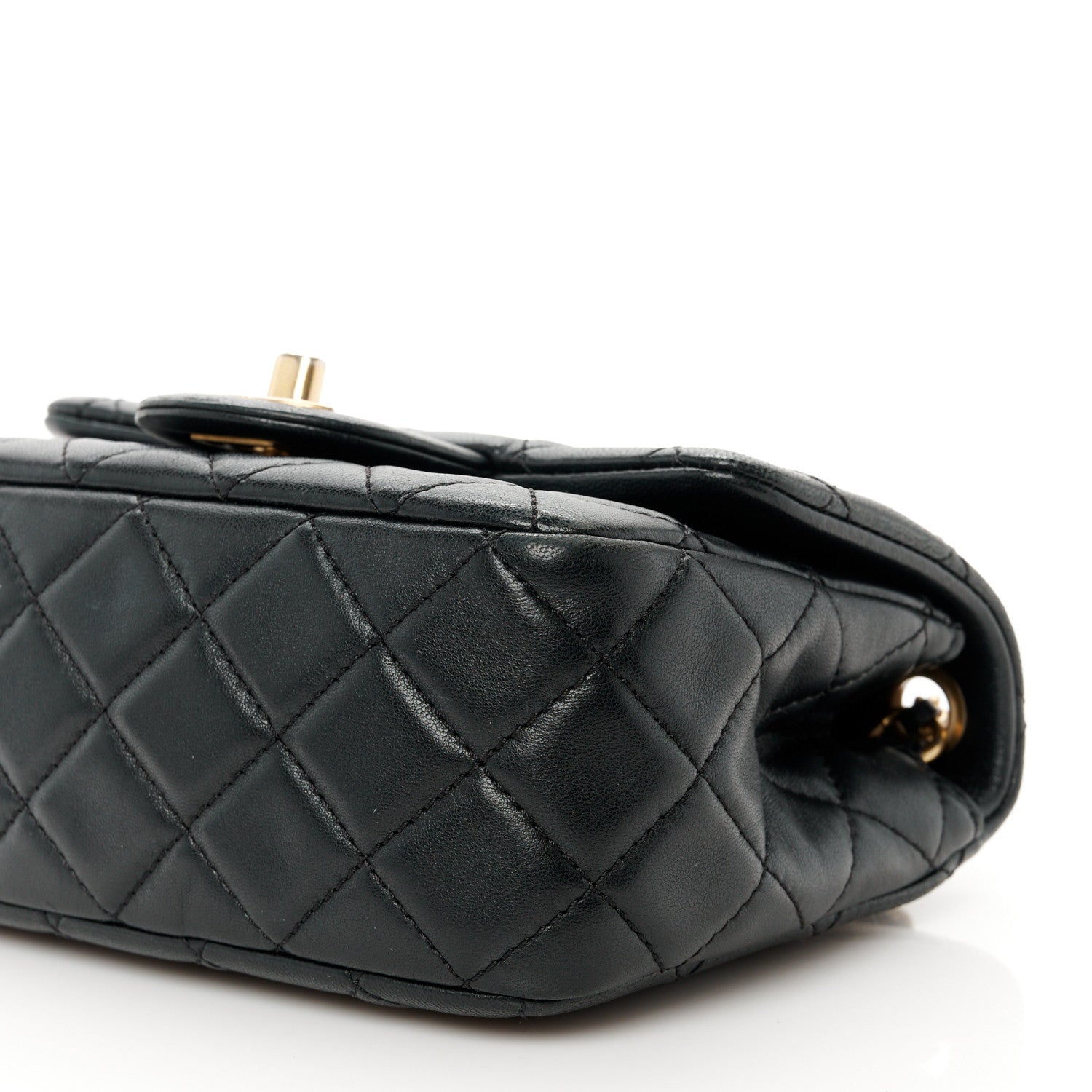 Chanel Lambskin Quilted Mini Pearl Crush Flap Black 11 of 12