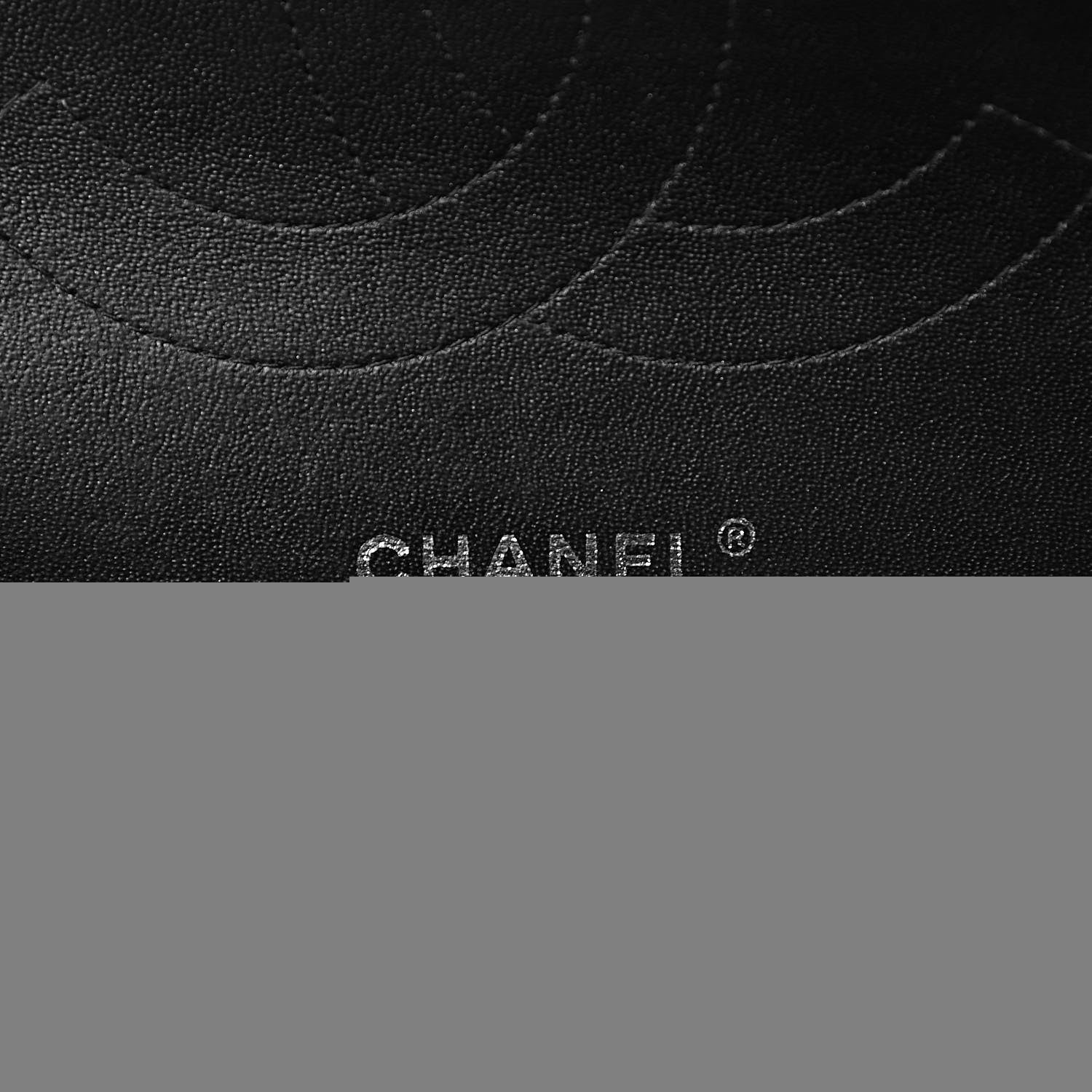 Chanel Lambskin Quilted Jumbo Double Flap So Black 6 of 26