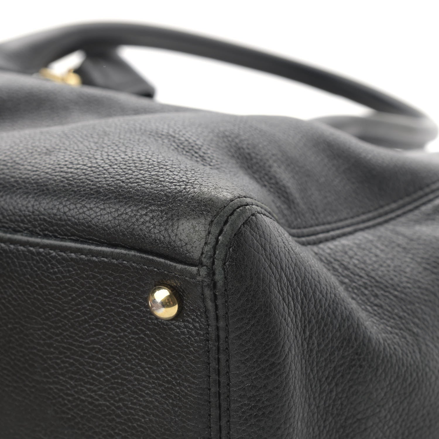 Chanel Calfskin Cerf Executive Shopper Tote Black 14 of 18