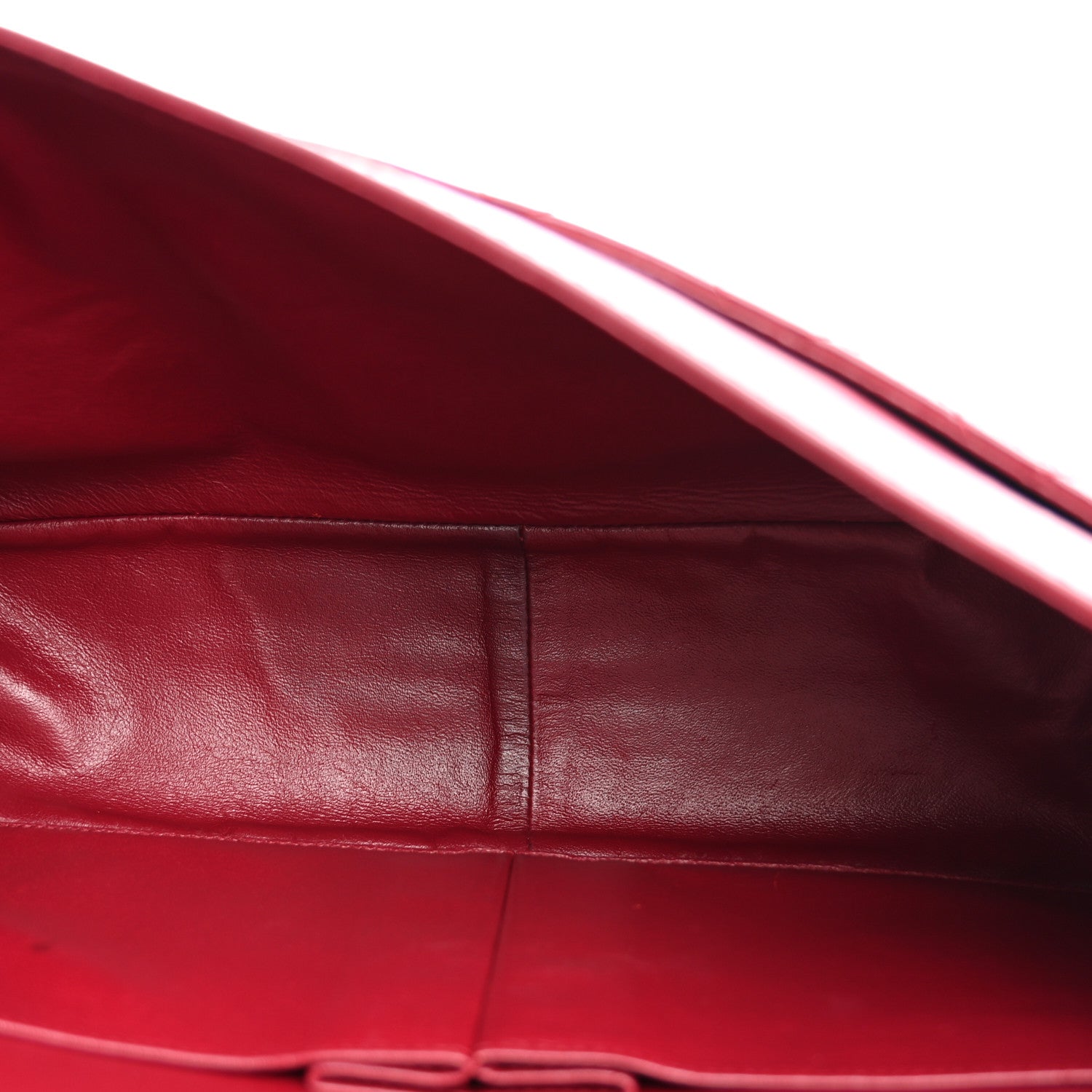 Chanel Distressed Patent Quilted 2.55 Reissue 227 Flap Raspberry Red 4 of 12
