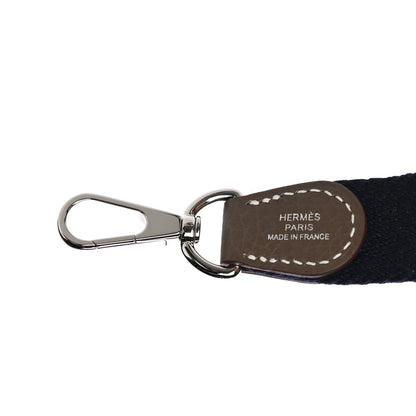 Hermes Taurillon Clemence Amazone Evelyne TPM Etoupe Bleu Indigo 11 of 12