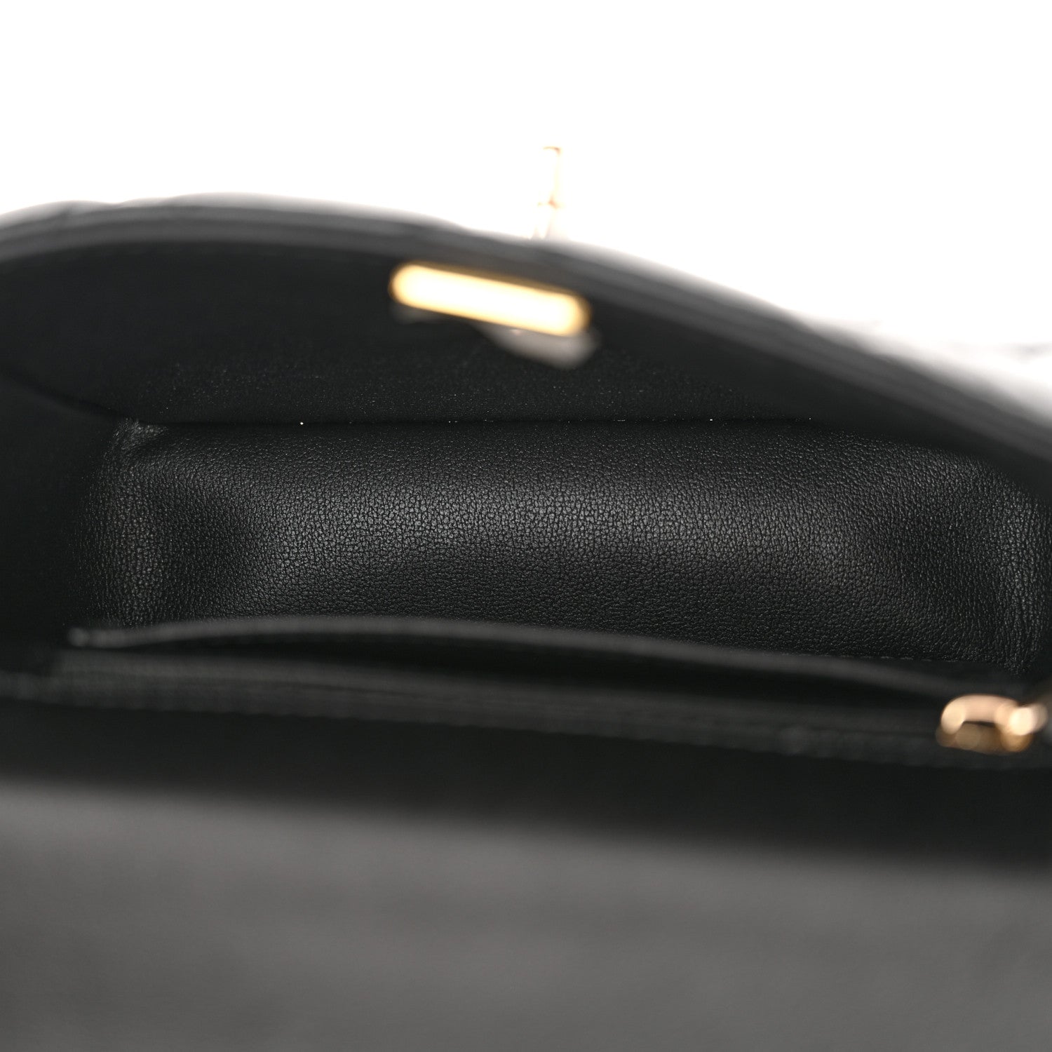 Chanel Lambskin Quilted Mini Top Handle Square Flap Black 5 of 11