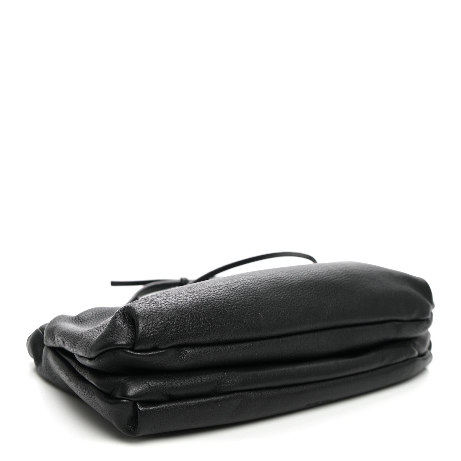 The Row Grained Calfskin Bourse Clutch Black 4 of 9