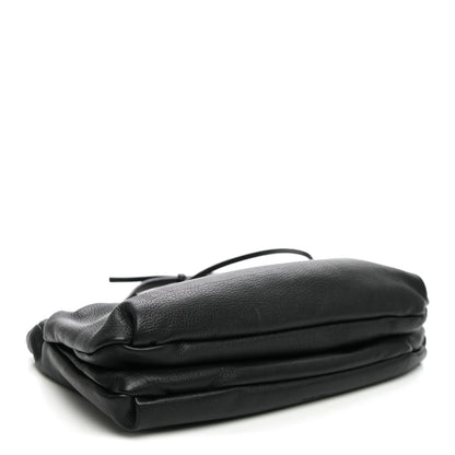 The Row Grained Calfskin Bourse Clutch Black 4 of 9