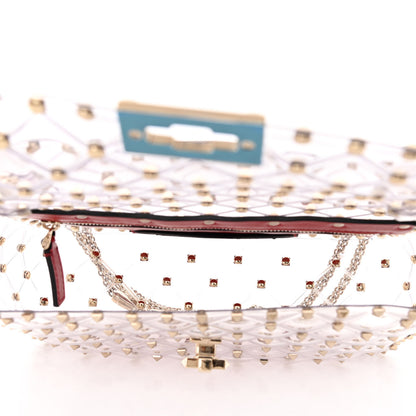 Valentino Garavani PVC Medium Rockstud Spike Shoulder Bag 5 of 9