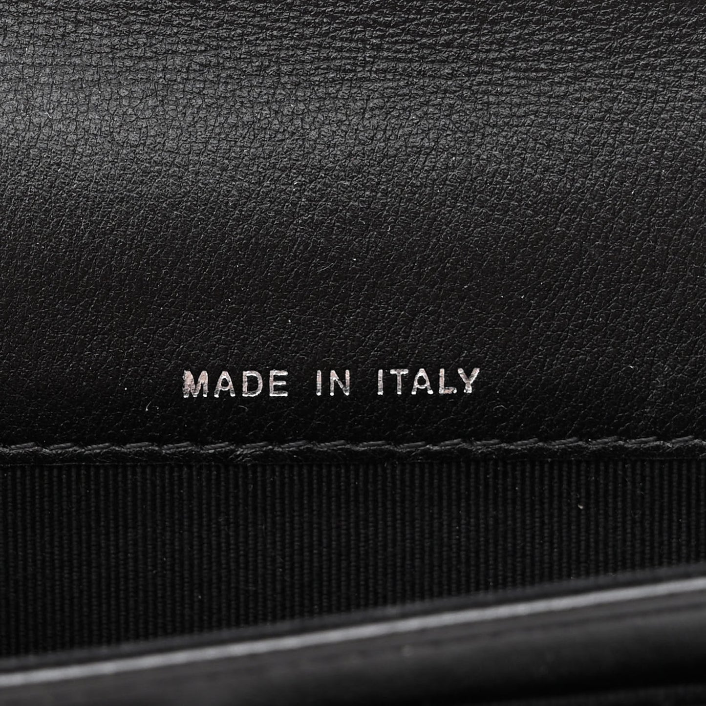 Patent Quilted Flap Card Holder So Black