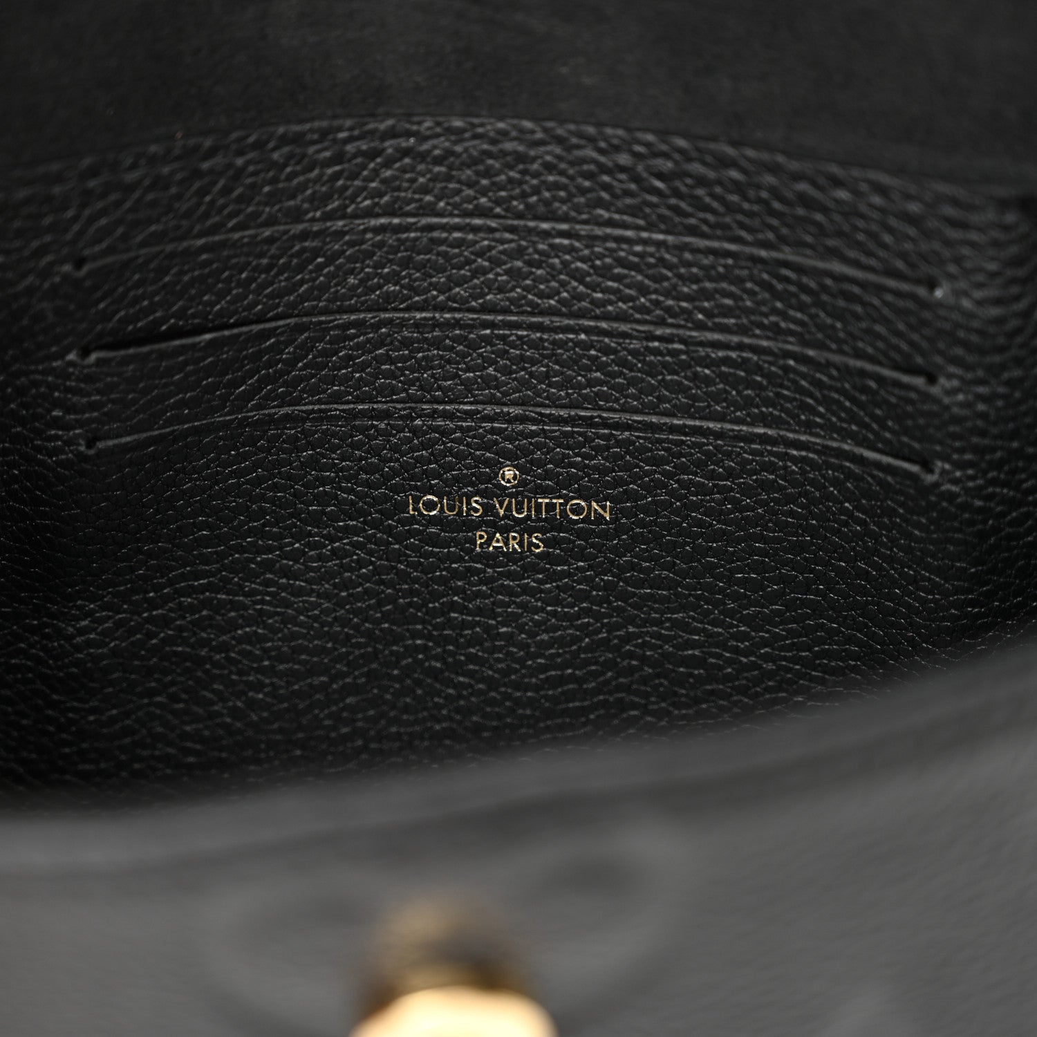Louis Vuitton Empreinte Monogram Giant Ivy Wallet On Chain Black 6 of 12