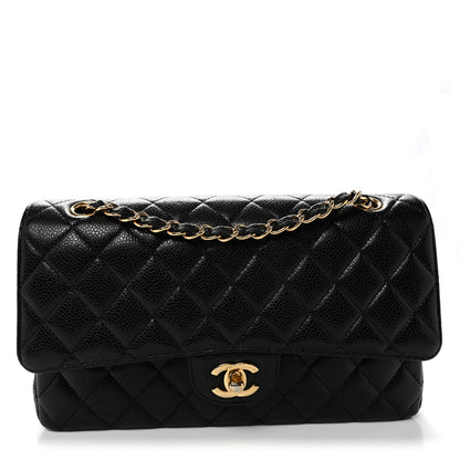 Chanel Caviar Quilted Medium Double Flap Black 1 of 10