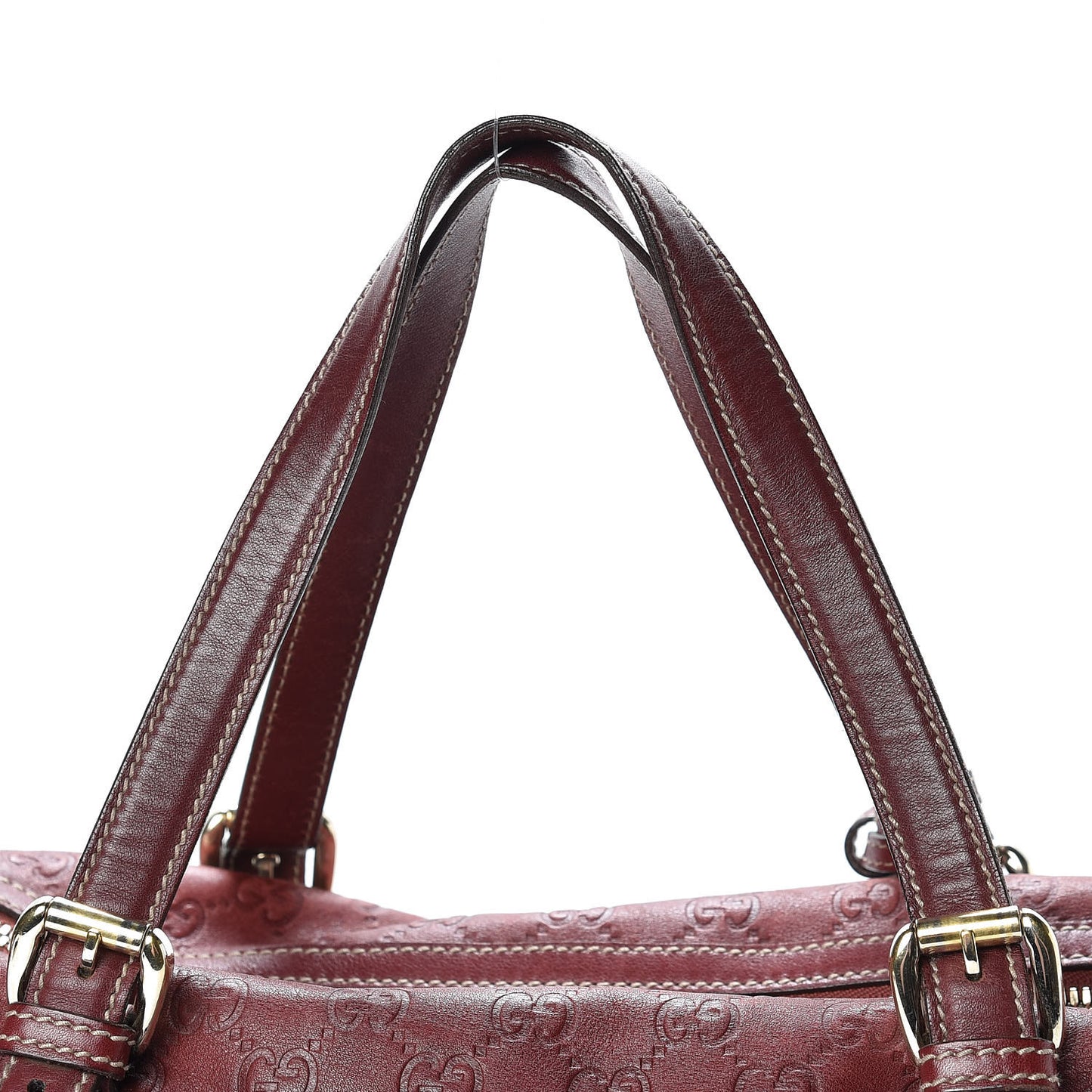 Guccissima 85th Anniversary Large Boston Rusty Red