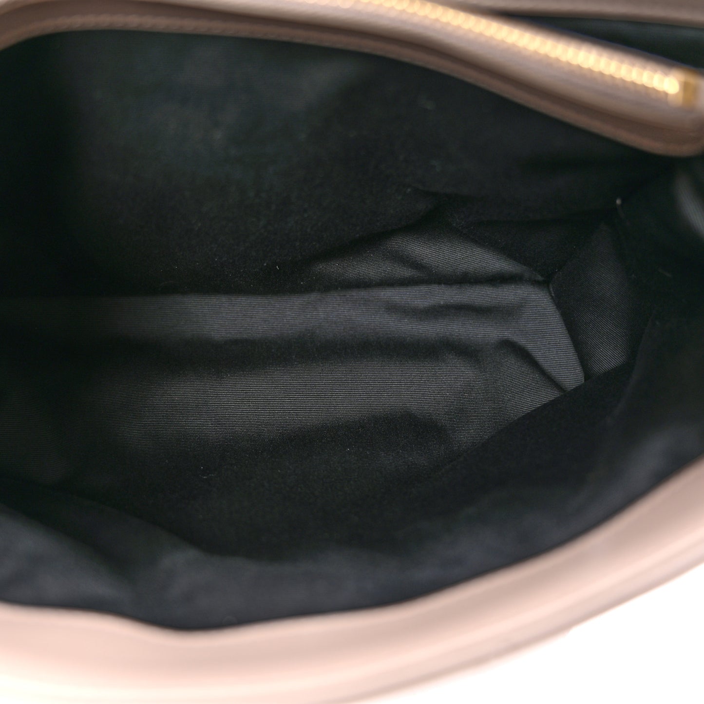 Calfskin Y Quilted Monogram Medium Loulou Chain Satchel Greyish Brown