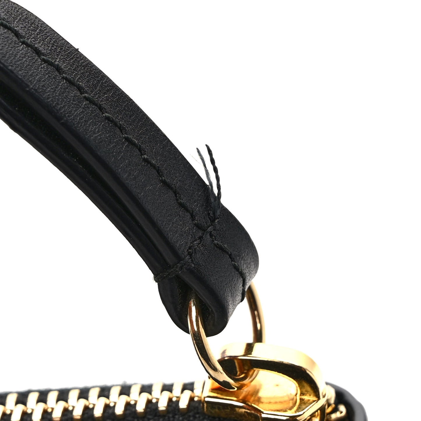 Guccissima Zip Around Card Case Black