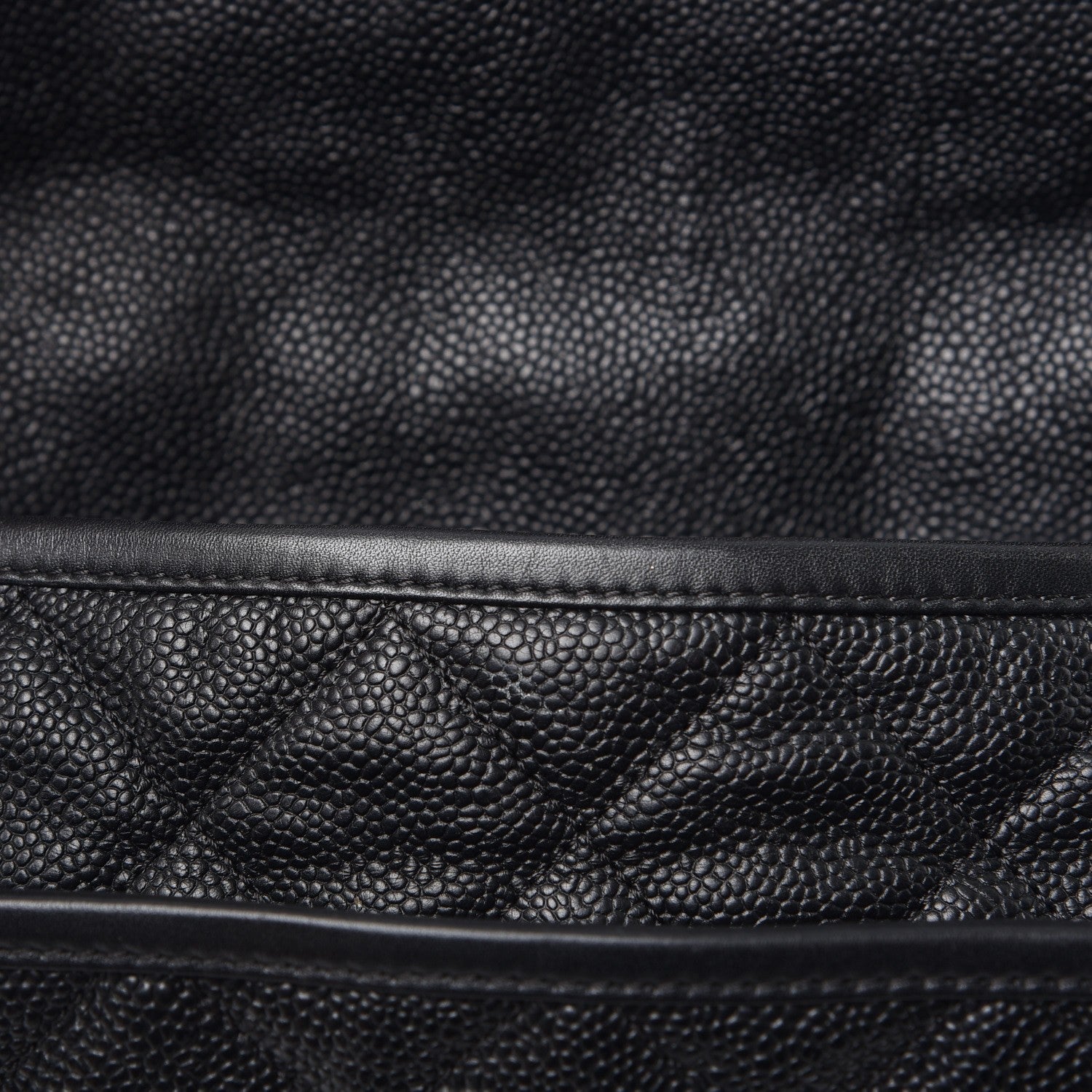 Chanel Caviar Quilted Large French Riviera Flap Black 12 of 13