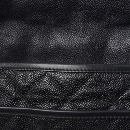 Chanel Caviar Quilted Large French Riviera Flap Black 12 of 13