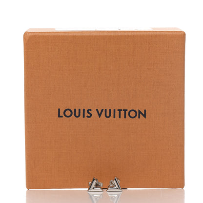 Louis Vuitton Essential V Stud Earrings Silver 6 of 6