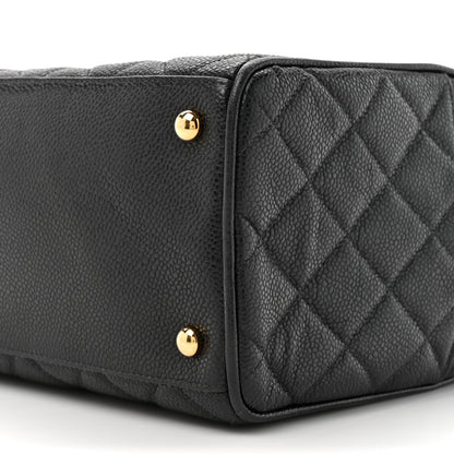 Chanel Caviar Quilted Large Bowler Black 9 of 12