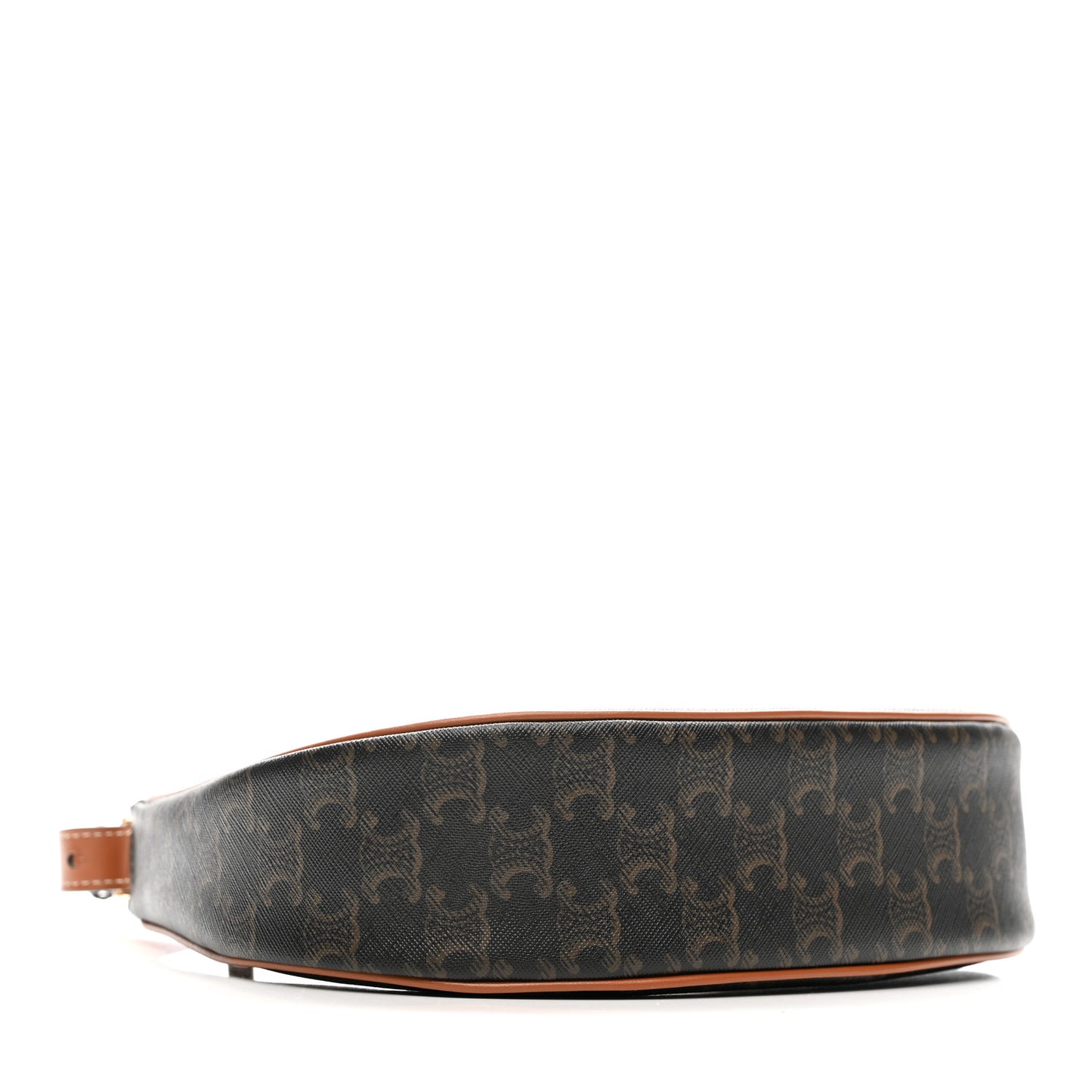 Triomphe Canvas Calfskin Ava Shoulder Bag Tan