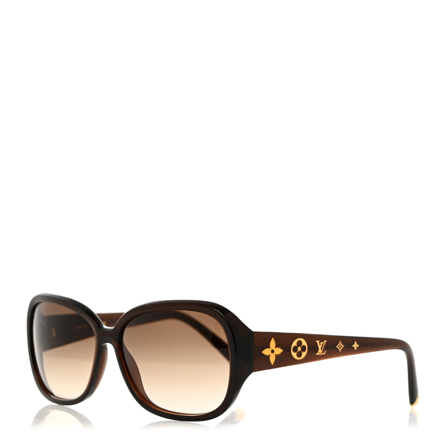 Louis Vuitton Acetate Obsession GM Sunglasses Z0459W Brown Glitter 1 of 8