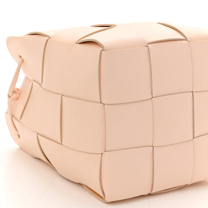 Bottega Veneta Nappa Maxi Intrecciato Cassette Bucket Bag Melon Washed 8 of 10