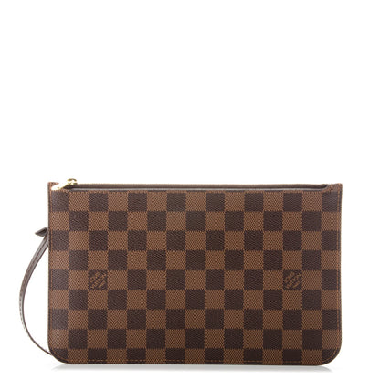 Louis Vuitton Damier Ebene Neverfull MM GM Pochette 1 of 7