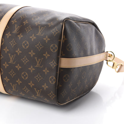Louis Vuitton Monogram Keepall Bandouliere 50 8 of 9